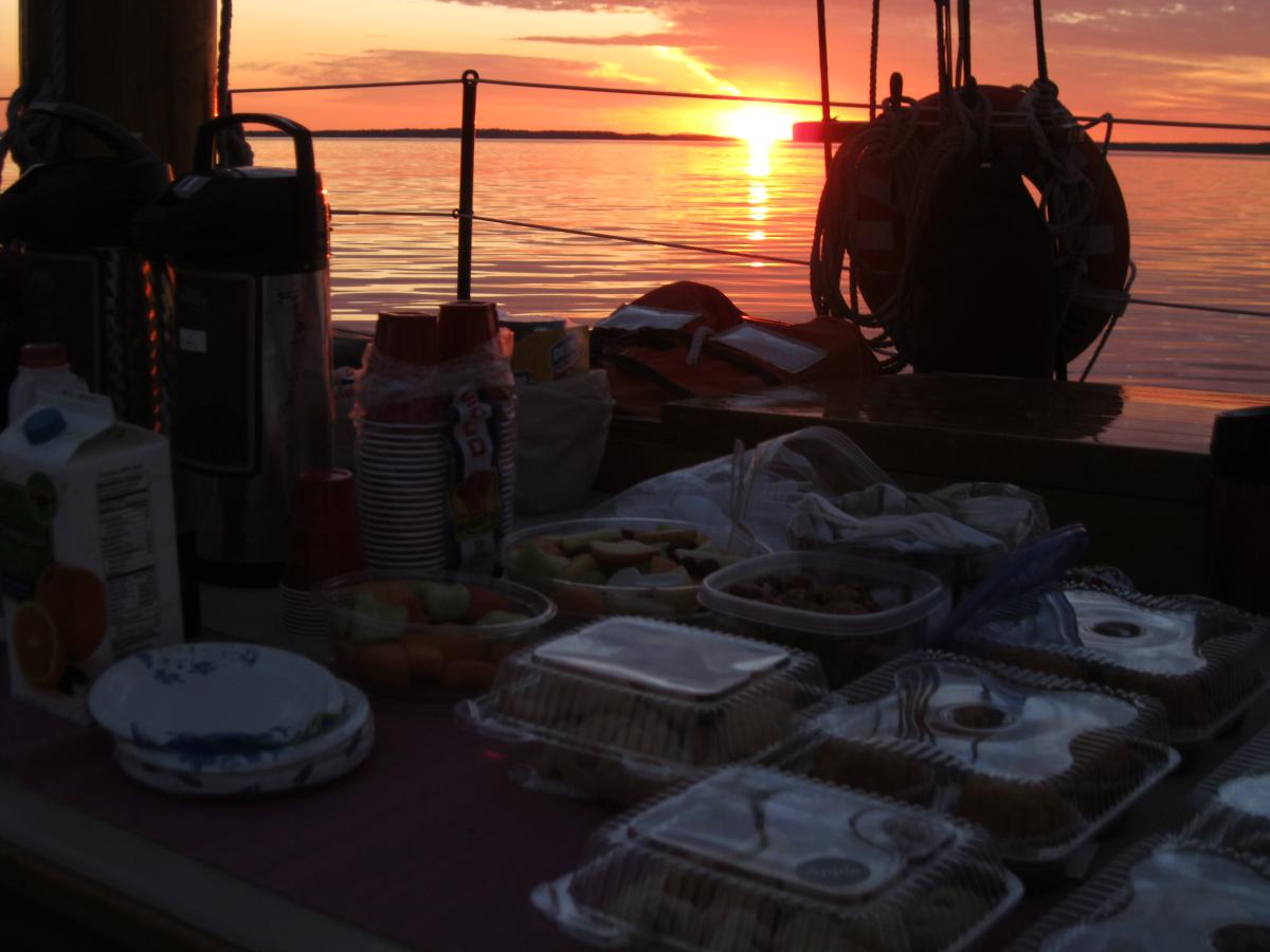 Food while sailing